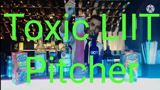 Toxic Liit pitcher || LIIT Top up with cranbeery juice || Blackout famous cocktail