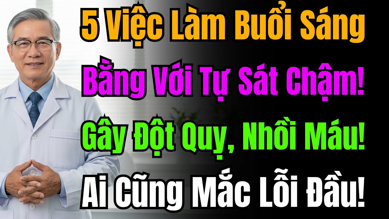 Tưởng Là Dưỡng Sinh Hóa Ra Là Tổn Thọ! 5 Thói Quen Buổi Sáng Hại Như Tự Sát, Bỏ Ngay Kẻo Hối Hận.