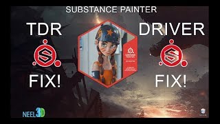 TDR Value & Driver ISSUE Solved! | Substance Painter | Tutorial. screenshot 2