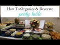 Party Table Ideas - How To Organize & Decorate Party Table On A Budget