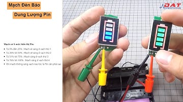 Mạch Đèn Báo Dung Lượng Pin 1S 2S 3S 4S 5S 6S 7S 8S | Điện tử DAT