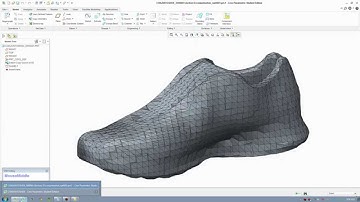 Creo Shoe Tutorial 1 - Create Lightweight Shrinkwrap Model