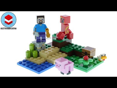 LEGO Minecraft 21177 The Creeper Ambush - LEGO Speed Build Review