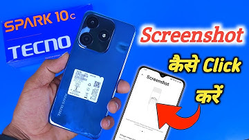 How to take screenshot in Tecno spark 10c/Tecno spark 10c me screenshot kaise le/screenshot