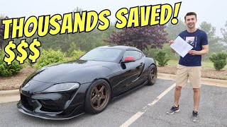 I Refinanced My Brand New 2023 Toyota Supra And Saved THOUSANDS!