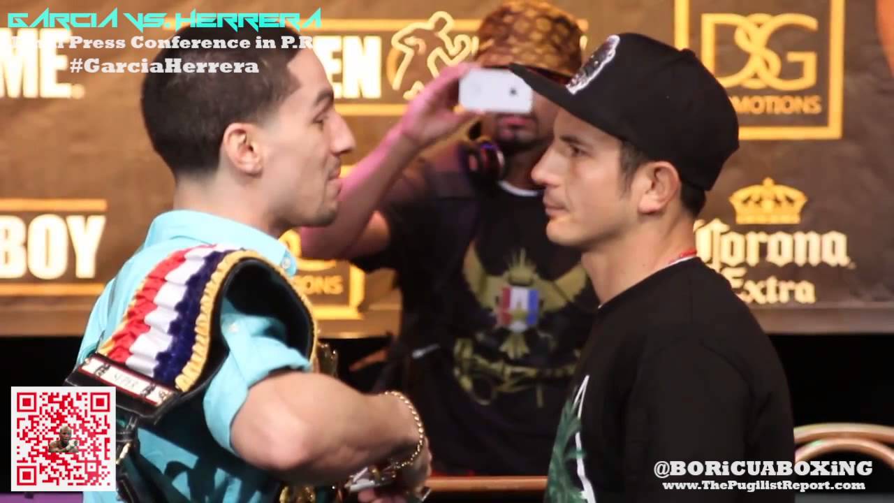 Danny Garcia VS. Mauricio Herrera FACE OFF at the Final Press Conference in Puerto Rico!