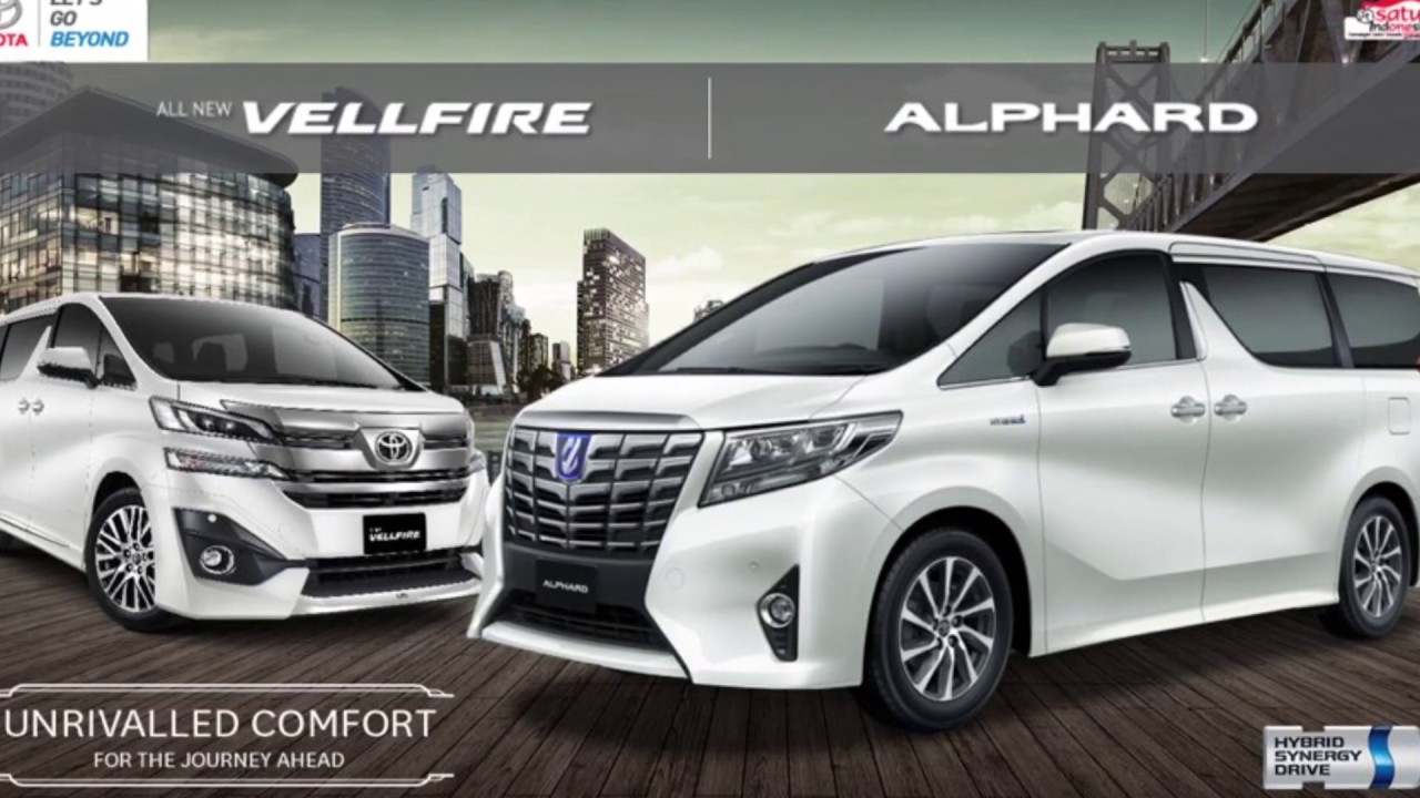 Toyota Alphard Vellfire Terbaru 2017 YouTube