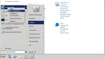 SharePoint 2013 Tutorial   SharePoint Central Administration Missing Links