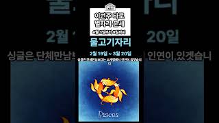 이번주 타로 별자리운세 물병자리 물고기자리 양자리 4월 첫째주