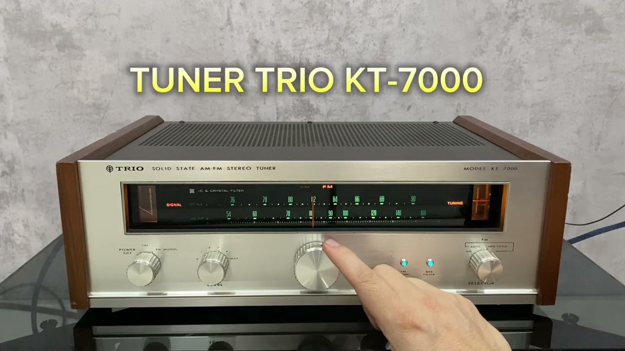 KT-7007 TRIO チューナー FM トリオ AM FM⁄AM - 動作品 「trio Yahoo