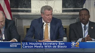 HUD Secretary Carson Meeting With De Blasio