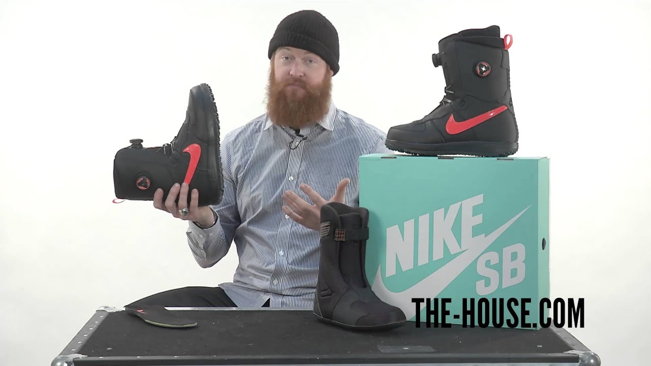 Verknald tragedie Bezem 2015 Nike Zoom Force 1 BOA Snowboard Boots - Review - The-House.com -  YouTube
