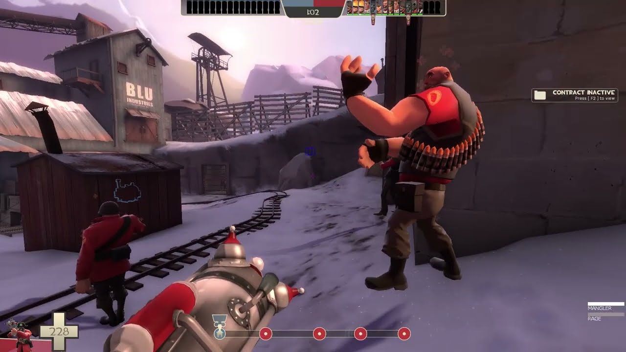 TF2 16 vs 16 Bots Payload Chaos on pl_barnblitz (16v16 AI Match)