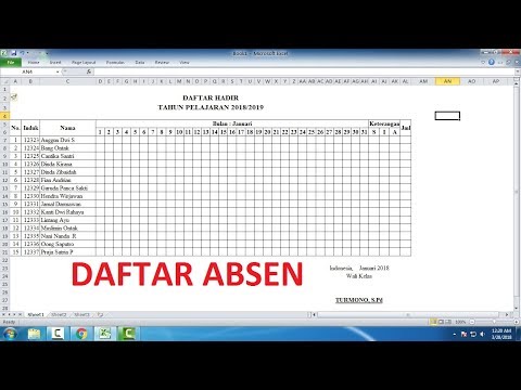 Video: Cara Daftar Absen Kerja