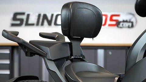 Can-Am Ryker 2-Up Adjustable Driver Backrest