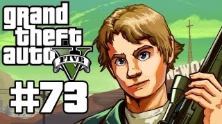 Grand Theft Auto 5 Gameplay / Playthrough w/ SSoHPKC Part 73 - Dirty Money Stakeout screenshot 4