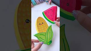 🍉🌽 Diy Watermelon & Corn Pop It #Shorts #Tonniartandcraft #Youtubeshorts #Craft #Love #Art #Diy