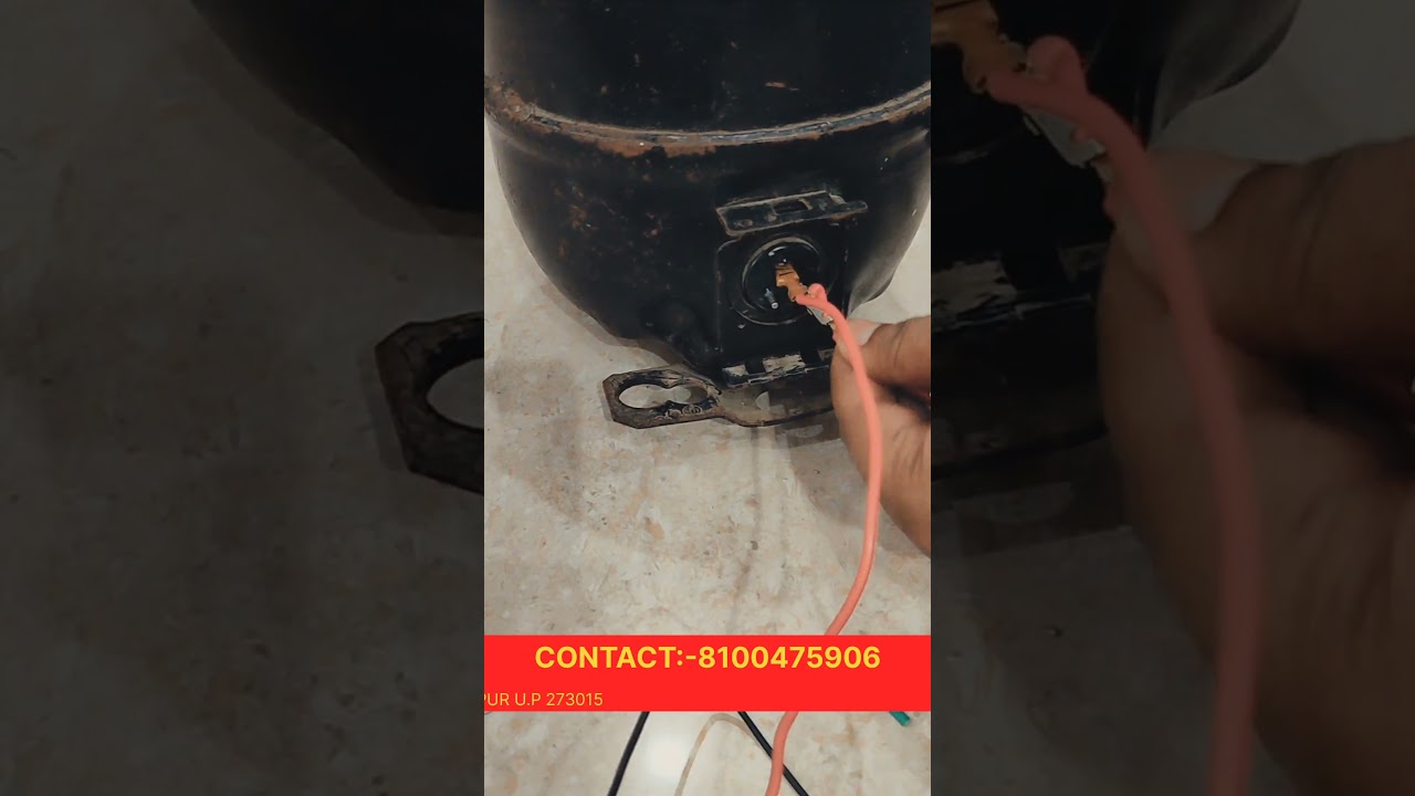 how to start fridge compressor without relay,olp and capacitor?