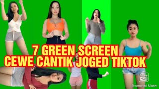 green screen terbaru joged tiktok cewe cantik