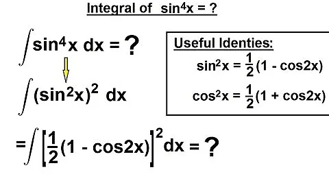 Calculus 2: Integration of Trig Functions (15 of 16) Integral of sin^4(x)=?