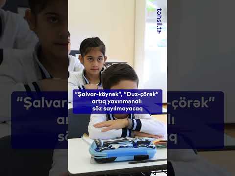 “Şalvar-köynək”, “Duz-çörək” artıq yaxınmənalı söz sayılmayacaq