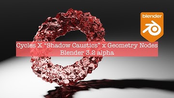 BSLIVE Geometry Nodes & Shadow Caustics in Blender 3.2
