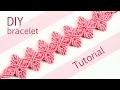 Macramé Flower Petal Bracelet Tutorial