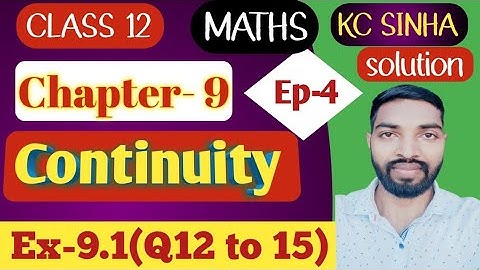 Ep-4|Class-12|Kc Sinha Solution|Ex-9.1(Q13 to 15)|........