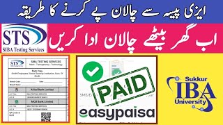 How to pay sts challan through easypaisa | sts challan online payment easypaisa 2024