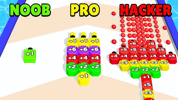 🤢 NOOB vs 😎 PRO vs 😈 HACKER - Sticky Numbers 3D | Download App Store APK
