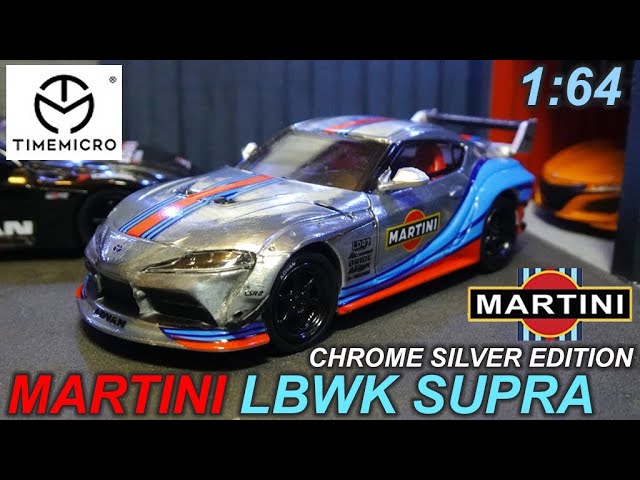 Time Micro 1/64 Martini Supra LBWK LB-Works Chrome Silver