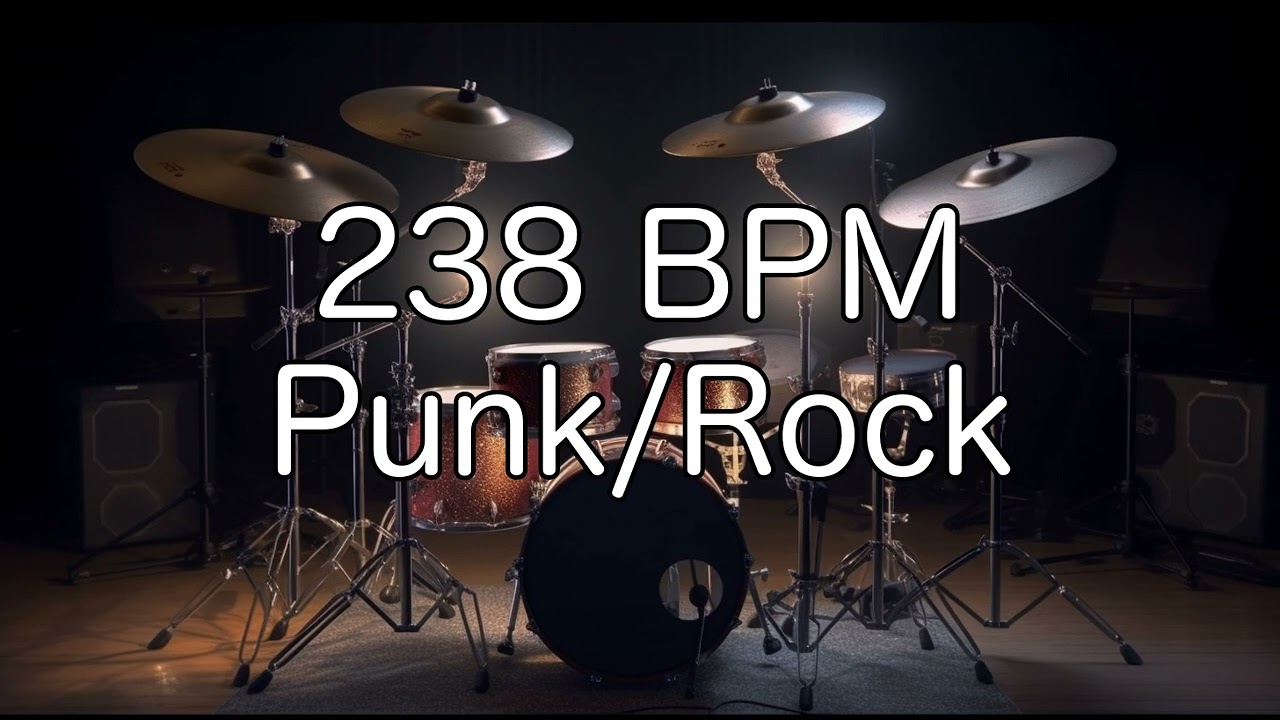238 BPM Punk:Rock Drum Beat