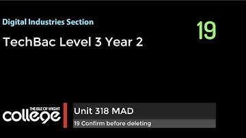 318 19 Confirm before deleting