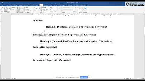 Creating Your Own Style Set in Word