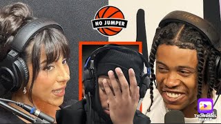 Lena & Adam Discuss Her Fluffing Lil D During Their Scene 😱 #adam22 #lenatheplug #nojumper #podcast