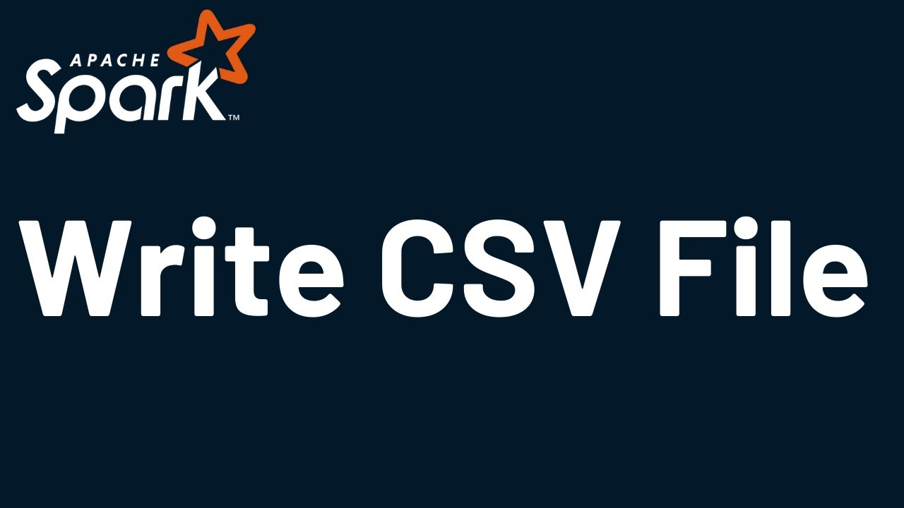 Pyspark Write Csv