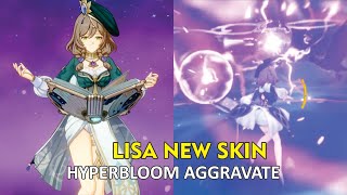 Try Lisa New Skin Aggravate & Hyperbloom Genshin Impact 3.4 Event