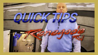 Quick Tip, Renegade RV Super C&#39;s Wet Bay Operation