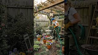 Extreme Backyard Pergola Makeover! 🌸✨ | Magical Cozy Cottage Patio DIY
