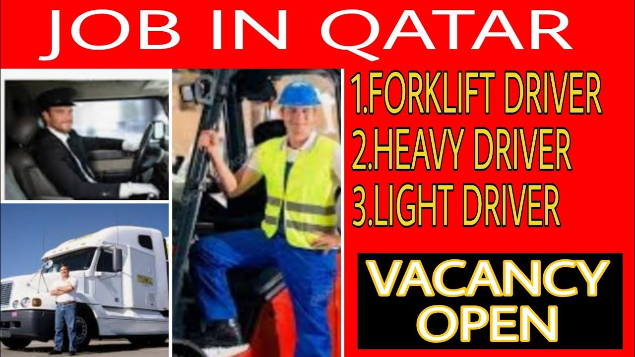 Forklift Operator Heavy Driver Job In Qatar Light Driver Job In Qatar Qatar Employment Visa Youtube