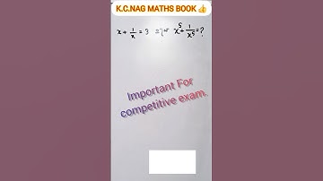 Sum of K.C.NAG maths book 👍 📖 👌 🤔 #maths #kcnag #shortsvideo