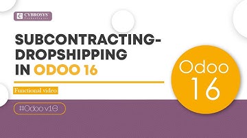 Subcontracting: Dropshipping  Odoo 16 MRP | Manage Dropshipping Through to Subcontracting in Odoo 16