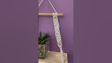 Macrame shelf