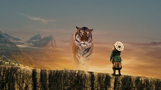 Tutorial sobre Manipulacion de Fotos Tigre Gigante con Photoshop screenshot 5