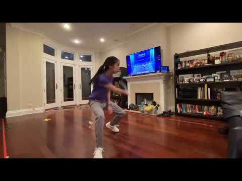Training example from E-Squash Coach