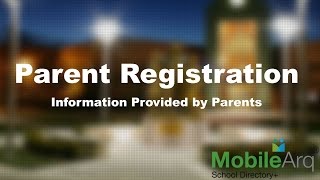 Parent Registration - Parents Add Their Info