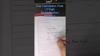 2 Digit Multiplication Short Trick | Fast Maths Trick 🔥
