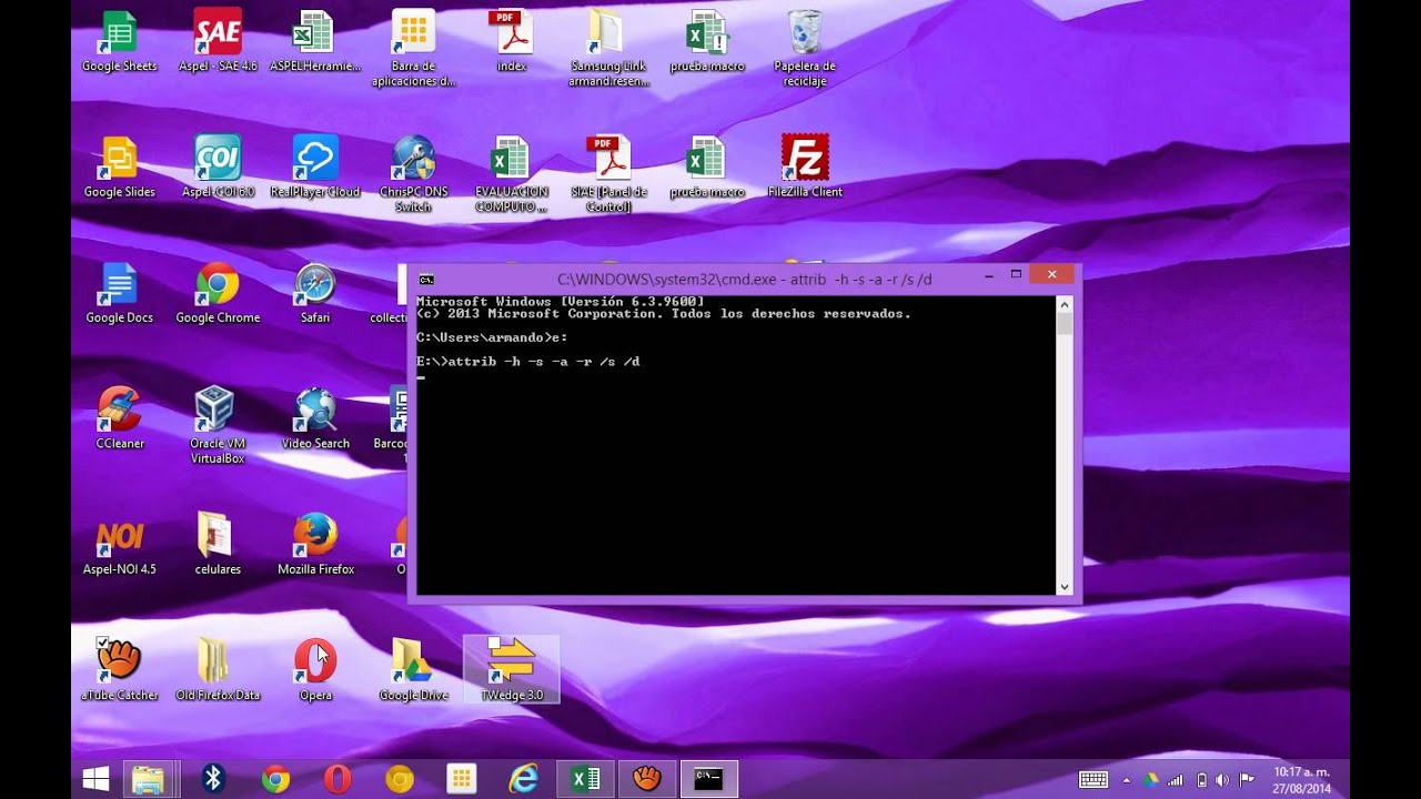Comando Attrib Para Mostrar Los Archivos Ocultos Por Virus YouTube Comando attrib para mostrar los archivos ocultos por virus youtube