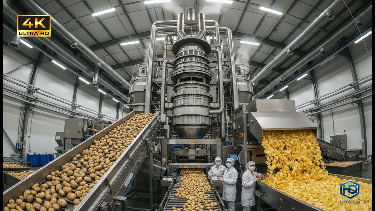 Inside a Mega Potato Factory: Most Satisfying Full Process Ever Made | How HQ