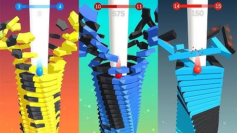 Stack Ball [Stack Fall] Perfect Fall Compilation [So Satisfying]